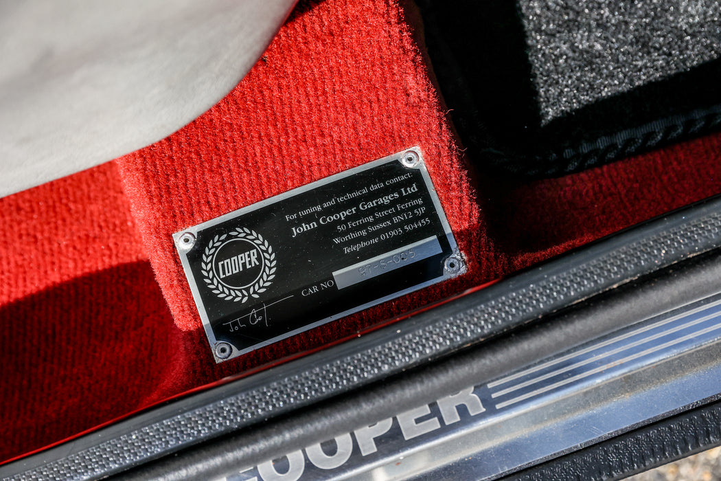 1997 CLASSIC ROVER MINI COOPER S SPORT 5 by JOHN COOPER GARAGES