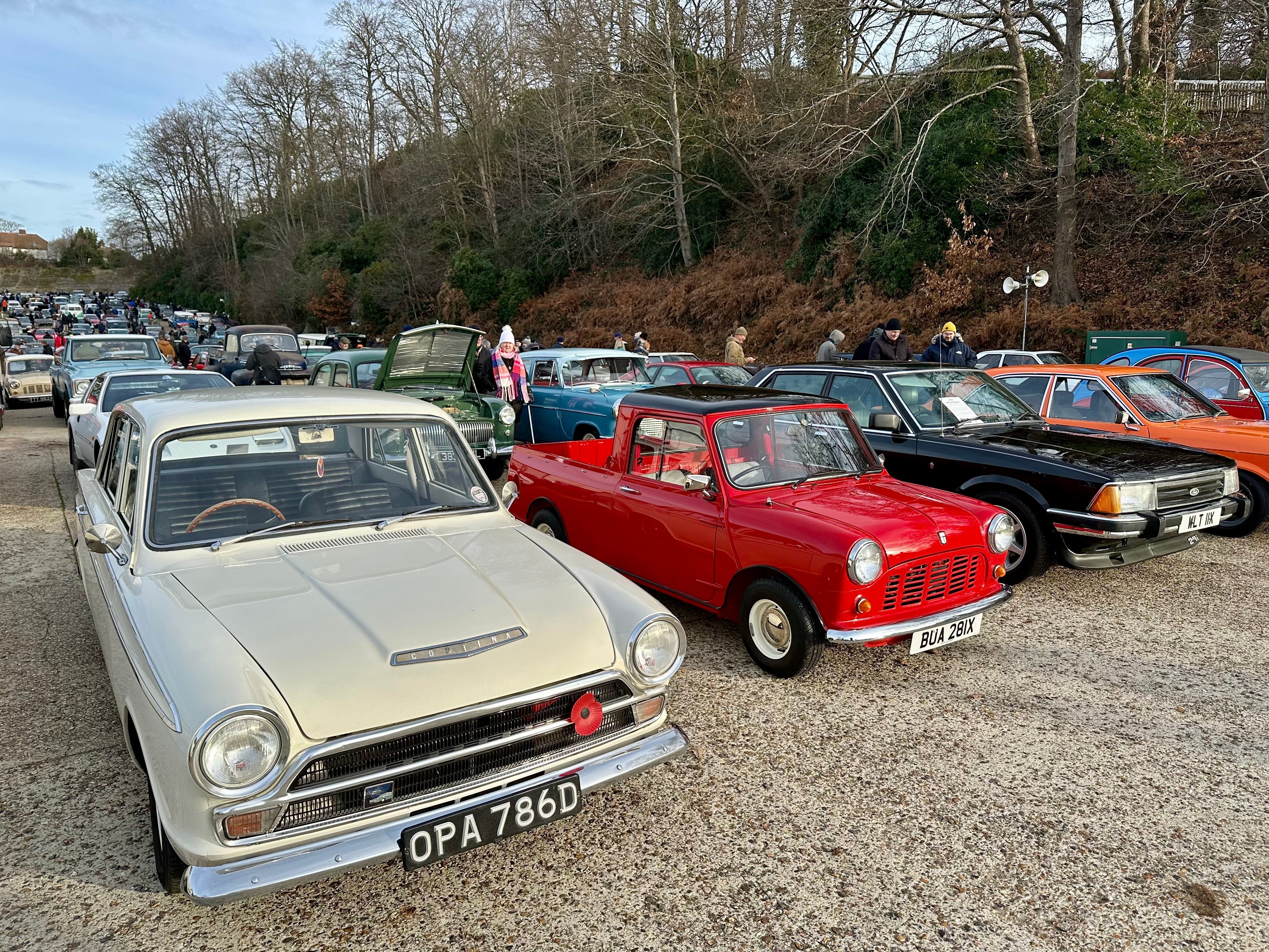 Phil Mires at Brooklands New Year’s Day Classic Gathering 2026