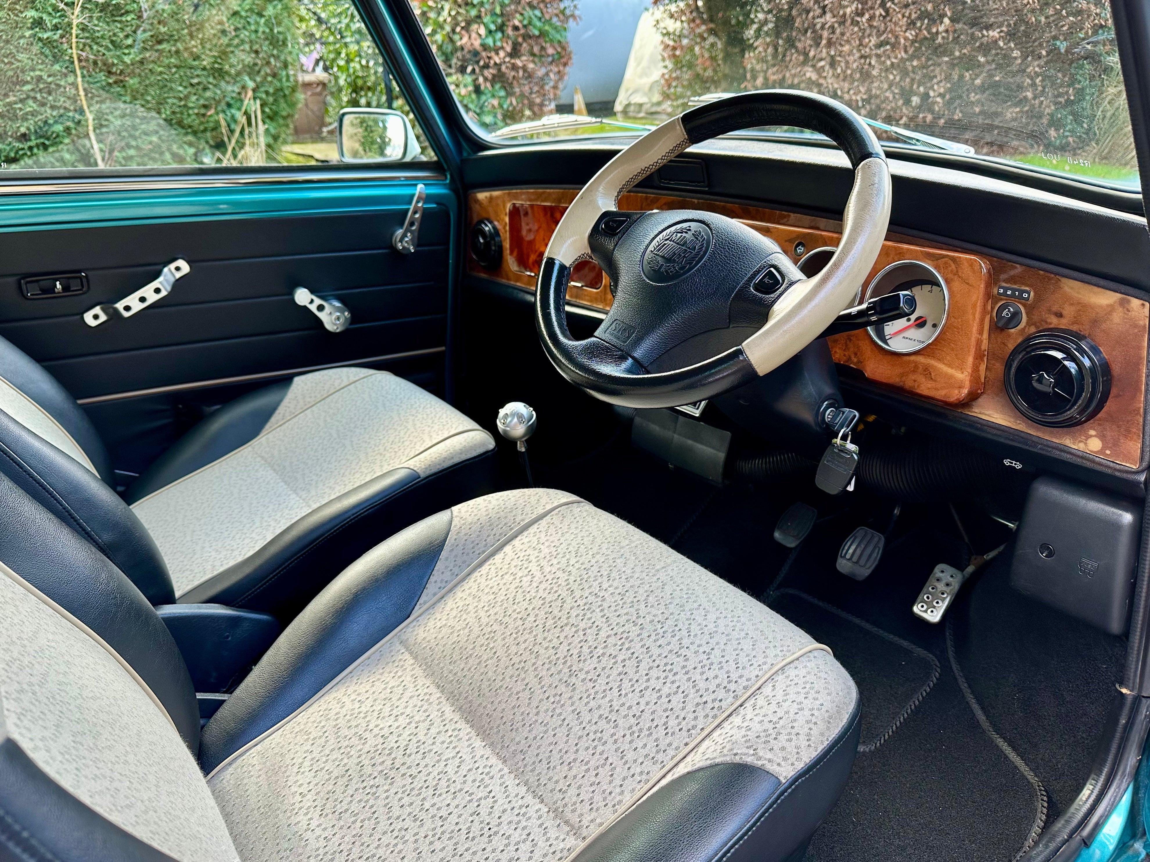 What makes the interior of the classic Mini so unique?