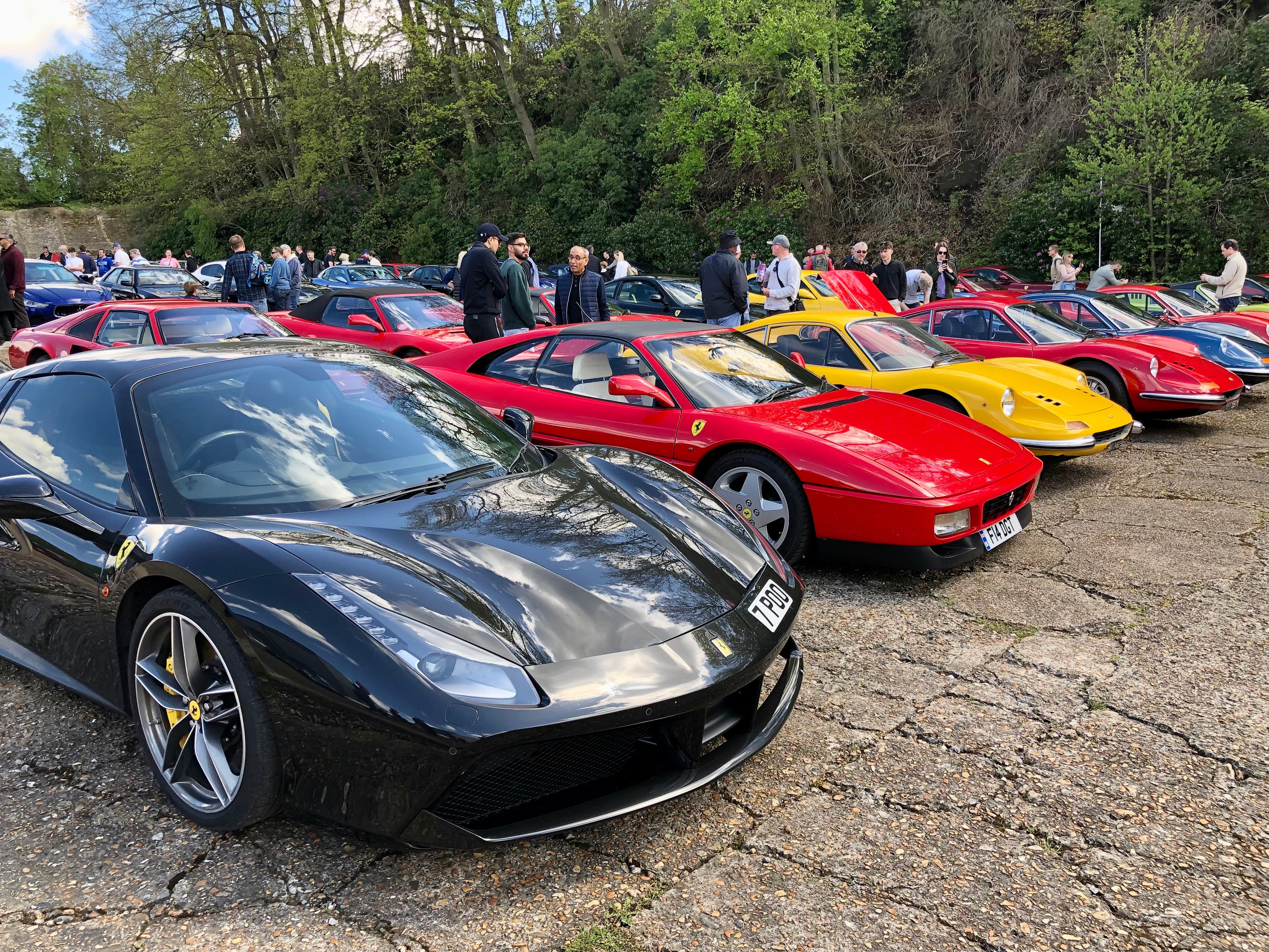 Phil Mires Classic Cars at Brooklands Italian Car Day 2024