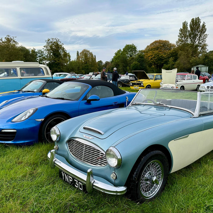 Phil Mires Classic Cars at The Black Swan Classic Car Breakfast Meet