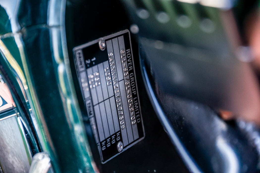 2000 CLASSIC ROVER MINI JOHN COOPER LE 40 SUPERCHARGED